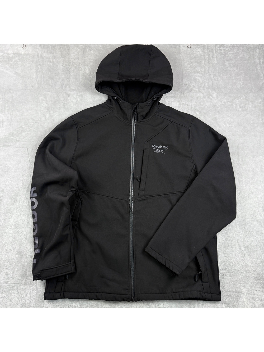 Reebok Waterproof Soft Shell Jacket XL Performance Micro Fleece Bonded Gorpcore